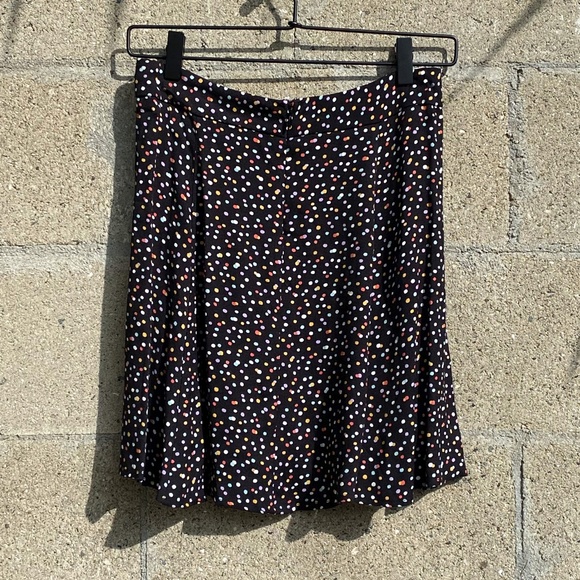Reformation - Mini Skirt - Black with Confetti Dots - size 4 - Picture 2 of 6